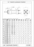 Especificações de Cilindros Hidráulico e Pneumático